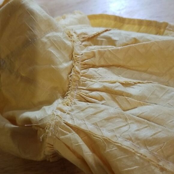 VTG 18" Babydoll Dress yellow - Picture 6 of 8